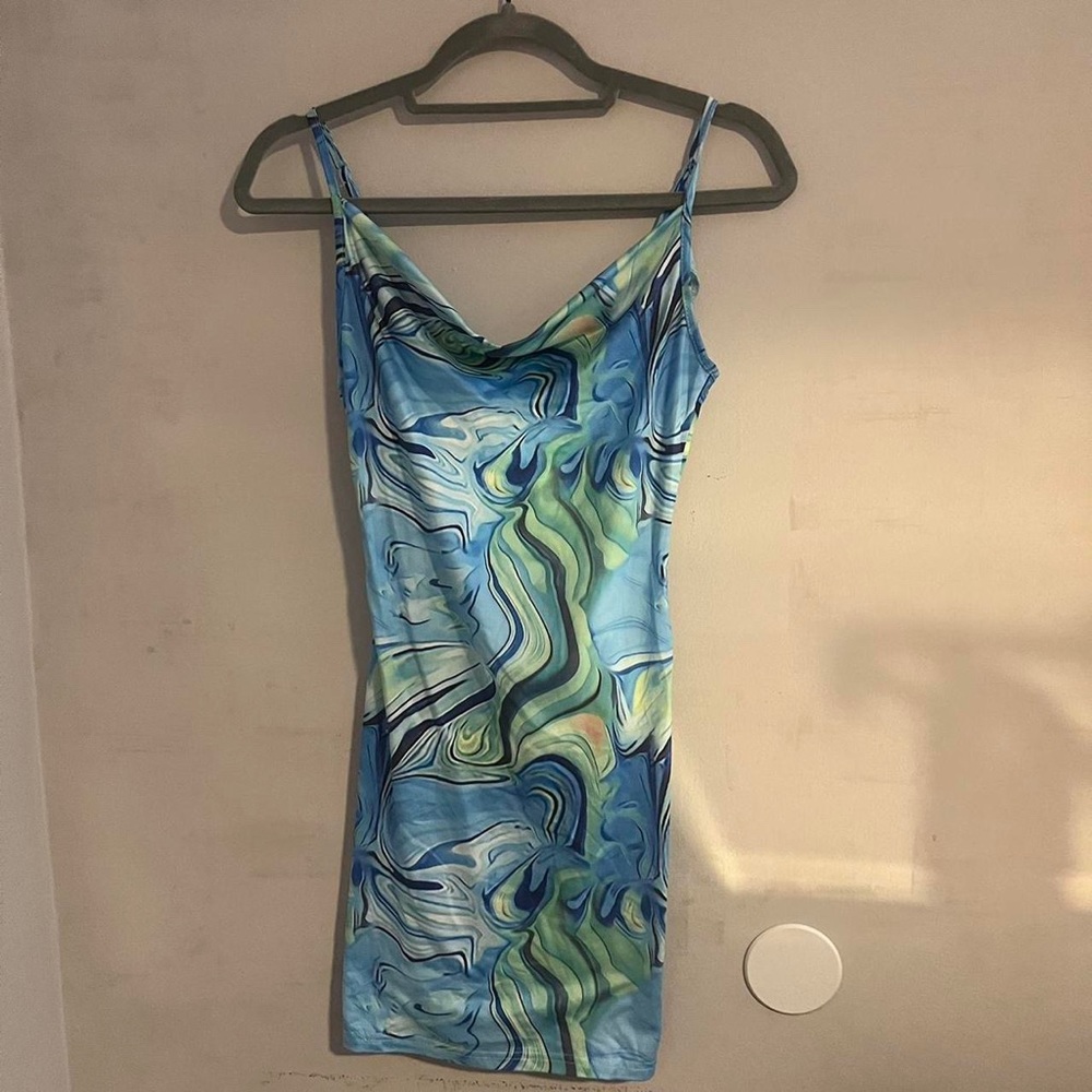 Marble Style Dress